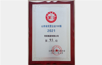 山西民營企業100強