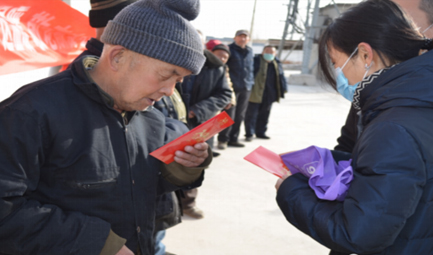 向云州區許堡村敬老院捐贈物資